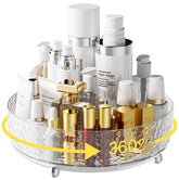 Organizador de perfumes A-LuGei con cristal y giro 360°, acceso rápido