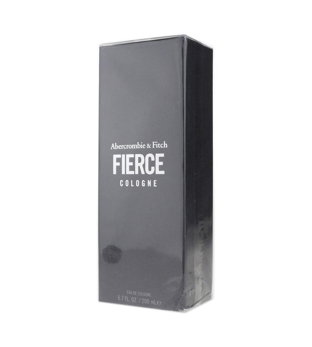Abercrombie & Fitch Fierce EDC, frasco en primer plano, aroma masculino de larga duración.