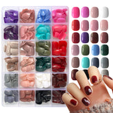 AddFavor uñas postizas cortas, 576 piezas, para un look natural y rápido.