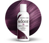Adore Burgundy Envy en bote; color vibrante y duradero para el cabello.