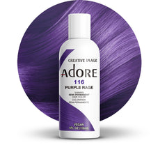 Adore Color Semipermanente 116 Púrpura: bote para color vibrante y uniforme.