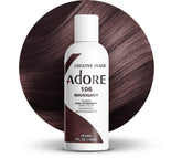 Adore 106 Mahogany: botella lista para aplicar, color intenso y duradero.