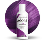 Adore 114 violeta intenso frasco de tinte listo para usar.