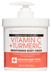 Advanced Clinicals crema Vitamina C para piel seca, aporta hidratación profunda y tono uniforme.