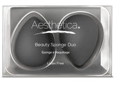 Esponja Aesthetica con extremo redondo para difuminar base y crema con cobertura suave