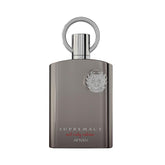 Frasco de Afnan Supremacy Pour Homme, elegante y duradero para uso diario.