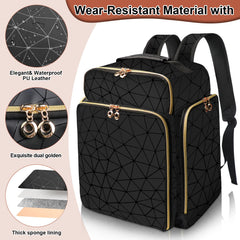 ahzske organizador esmalte mochila bolsos removibles permiten personalizar la distribución