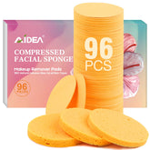AIDEA esponjas comprimidas en empaque, limpieza suave para la piel.