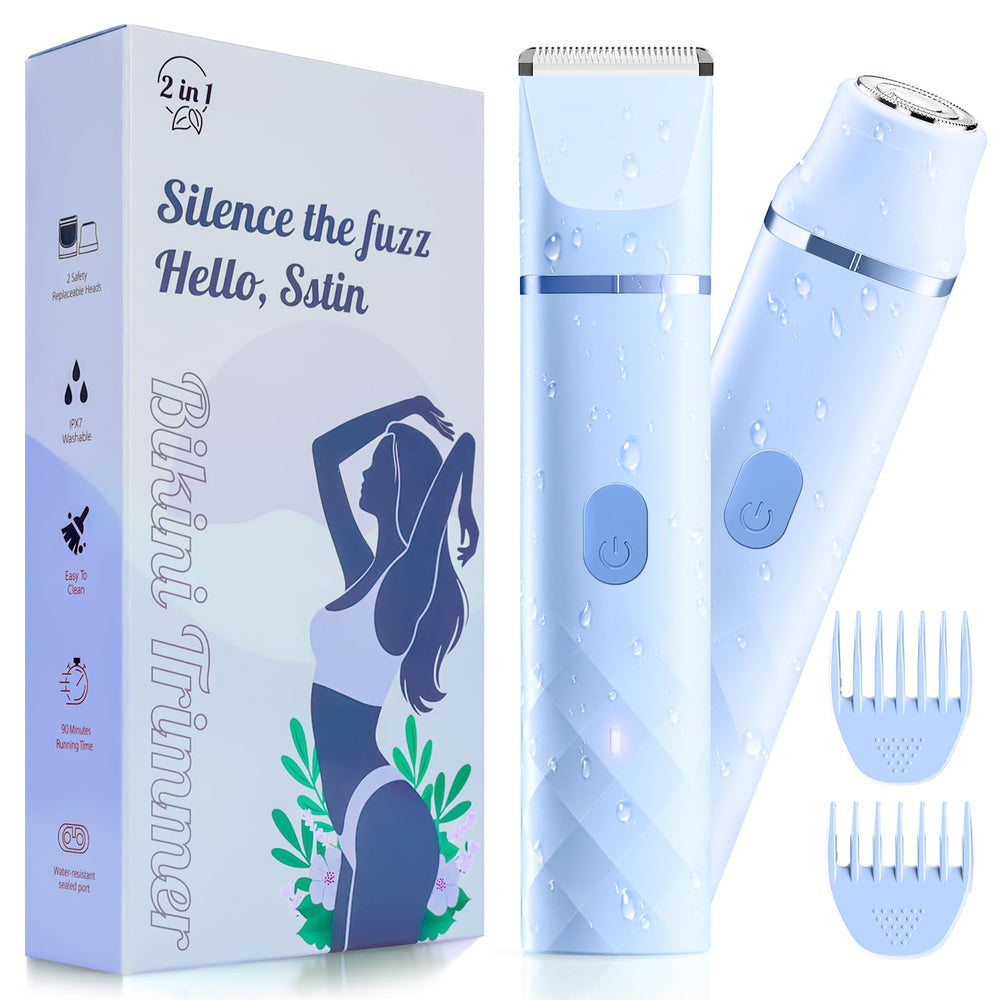 AIDIAM Bikini Trimmer: resistente al agua IPX7 para uso en la ducha.