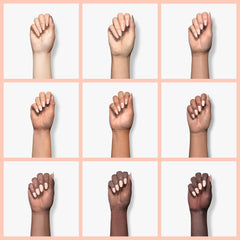Esmalte curado bajo lámpara LED/UV para brillo duradero de 21 a 28 días.