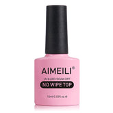 AIMEILI capa superior sin limpieza con brillo duradero en uñas