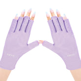 AIRSEE guantes UV para manicura, protección de piel durante la lámpara UV