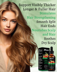AKBAN Aceite con argán y jojoba, hidratación intensa para el cabello