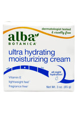 Alba Botanica crema hidratante jazmín-vitamina-e suaviza la piel sin grasa.