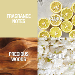 Notas cítricas y florales de Sung para un aroma fresco.