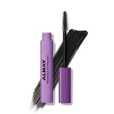 Almay Thickening & Tint Mascara, enfoque: aplicacion-suave, volumen instantáneo sin grumos.