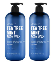 AnatoliaDaphne Tea Tree Mint bottle for large family use, refreshing cleanse.