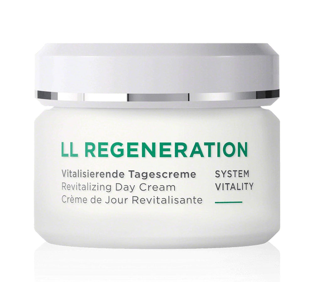 ANNEMARIE BÖRLIND LL REGENERATION crema día botella para cuidado diario.