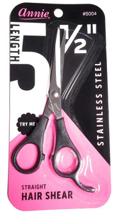 Tijeras Annie profesionales de 5,5 pulgadas con hojas afiladas para corte preciso.