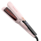 ANNLARY Plancha de pelo con placas titanio-cerámicas para deslizamiento suave y uniforme.