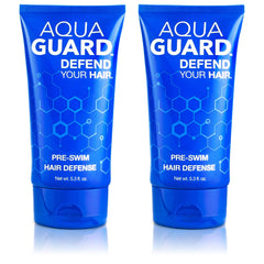 Botella de AQUA GUARD para proteccion capilar antes del nado