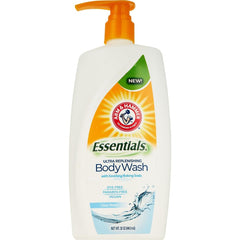 Arm & Hammer Essentials Ducha Ultra Replenishing Agua Clara para piel suave y fresca.