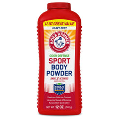 Polvo deportivo Arm & Hammer en botella listo para usar y mantener la piel seca