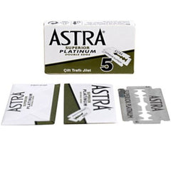 Astra Superior Platinum: hojas doble para un afeitado suave y preciso.