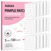 AUSLKA parche hidrocoloide para acné 8mm, absorbe grasa para piel limpia
