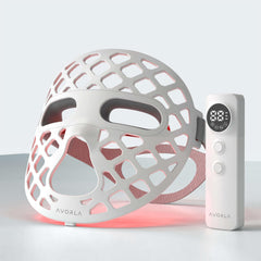 Avorla Beauty LED Mask con luz roja para revitalizar la piel en casa.