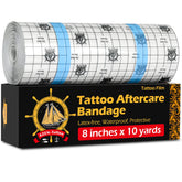 AZEN curita de cuidado tatuaje 8x10, fijación duradera para primeros días.
