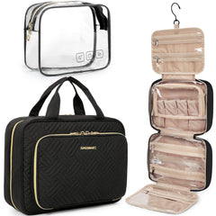 BAGSMART bolsa de aseo colgante con gancho 360 grados para viajar