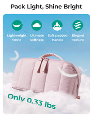 BAGSMART bolsa viaje con gran capacidad para cosméticos y cuidado personal.