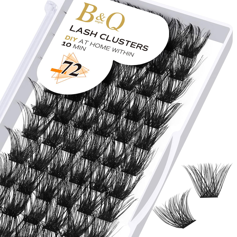 Pestañas B&Qaugen conjuntos-d-curl-14mm, apariencia natural para uso diario.