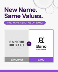 Banobagi mascarilla reparadora, aplicación en rostro para calma y restauración.