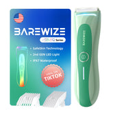 BAREWIZE Bikini Trimmer con luz de precision para zonas difíciles.