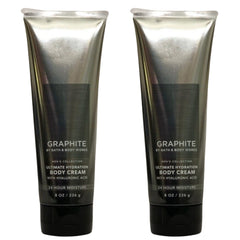 Bath & Body Works Graphite crema corporal dúo para hidratación suave