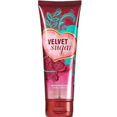 Bath & Body Works Velvet Sugar crema corporal, textura sedosa para uso diario y piel nutrida.