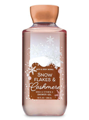 Bath & Body Works Snow Flakes & Cashmere, foto de la botella, ducha suave por su textura