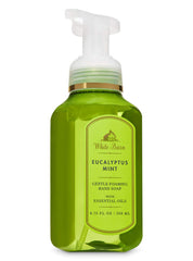 Bath & Body Works White Barn jabón espumoso, uso doméstico en baño o cocina para aroma vigorizante.