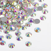 BEADSLAND cristales AB SS16 planos, brillo para uñas y manualidades.