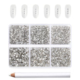 BEADSLAND cristales para uñas SS3-SS4 con brillo intenso