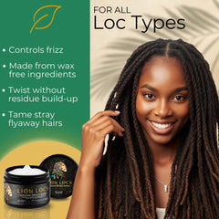 Beard Gains Lion Locs: textura cremosa que nutre sin engrasar las locs