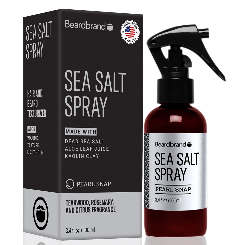 Beardbrand Spray de Sal Marina: textura playa para ondas naturales