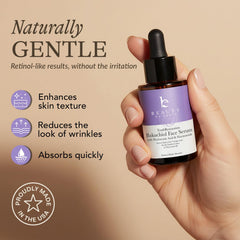 Beauty by Earth Bakuchiol Serum, textura seda, absorción rápida para piel suave