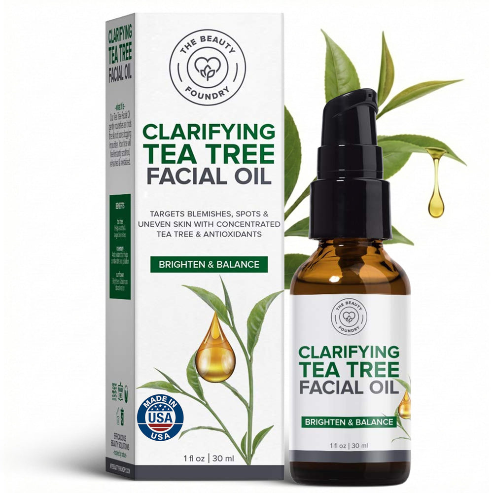 Beauty Foundry Aceite Facial Arbol de Te Clarificante: purifica poros y reduce imperfecciones.