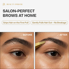 Beauty Power pinzas acero alemán duraderas y resistentes a la corrosión