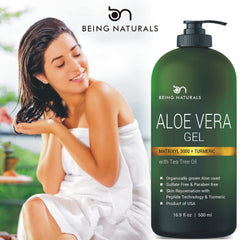 Being Naturals hojas de aloe vera frescas para extracción natural