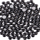 BELLEBOOST cristales SS20 negro azabache, base plana, para decorar joyería y uñas.