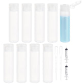 BENECREAT botellas muestra viaje 18ml para viajar ligero y organizar cosméticos.